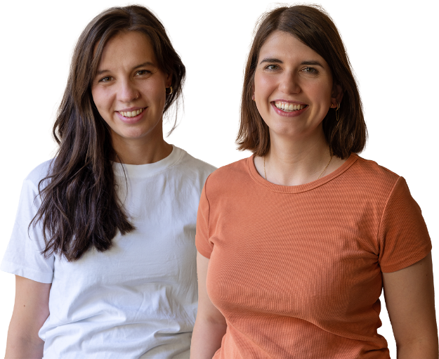 Portrait von Anna-Lena Weber und Magdalena Endres-Schlaug